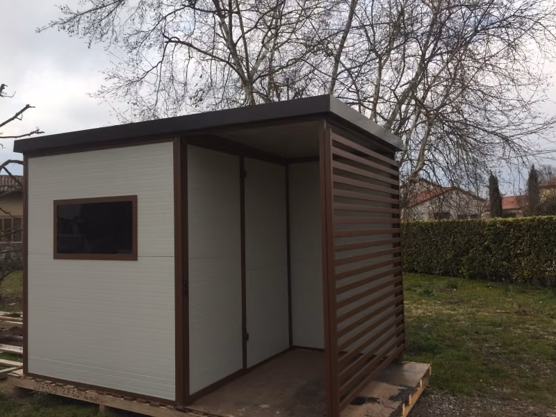 Casette prefabbricate da giardino multi-materiale su misura Eurocover