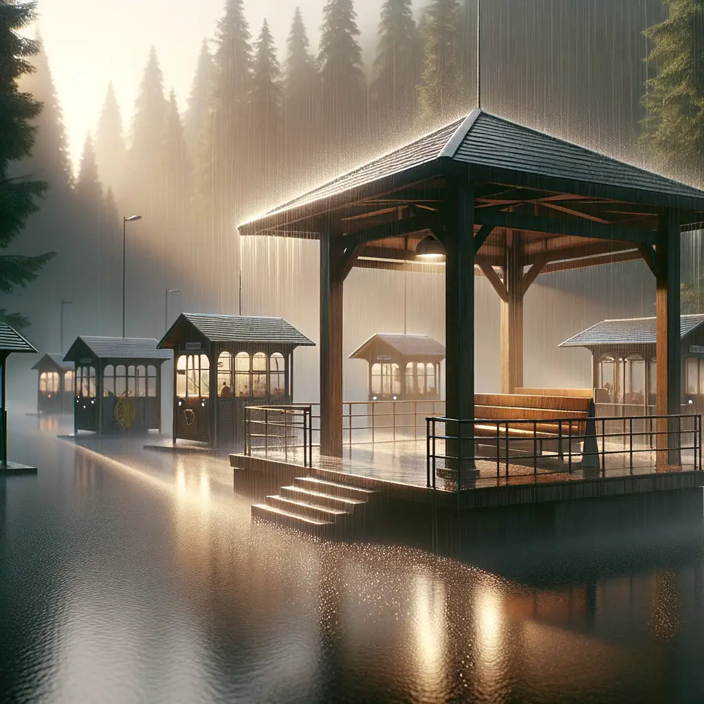 Pensiline per la Pioggia: Soluzioni per Ogni Necessità