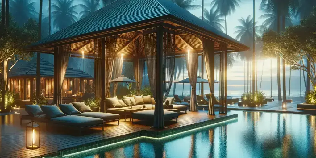 Pensiline per Piscine: Eleganza e Funzionalità
