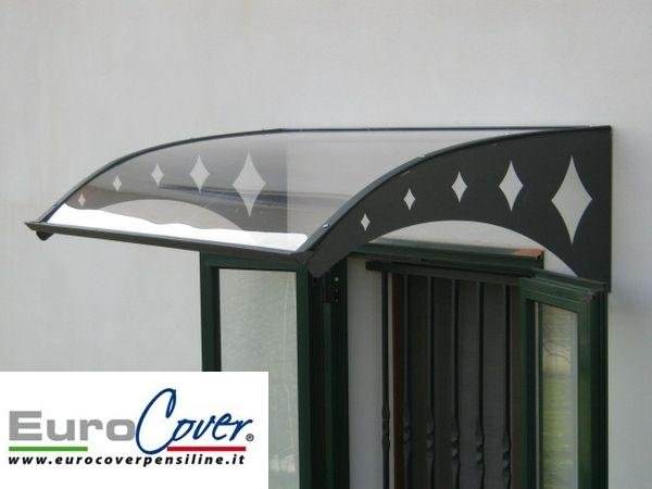 Pensilina Romby su misura - protezione ingresso porta